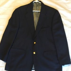 Men’s blazer/sports coat navy blue size 44R